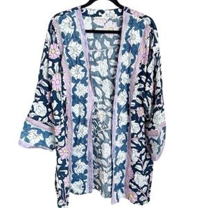 Soft Surroundings Open Front Kimono Sz‎ XL Petite
